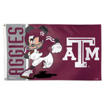 Texas A&M Aggies / Disney MICKEY Flag - Deluxe 3' X 5'