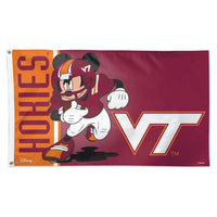 Wholesale-Virginia Tech Hokies / Disney MICKEY Flag - Deluxe 3' X 5'