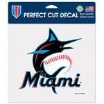 Miami Marlins Perfect Cut Color Decal 8" x 8"