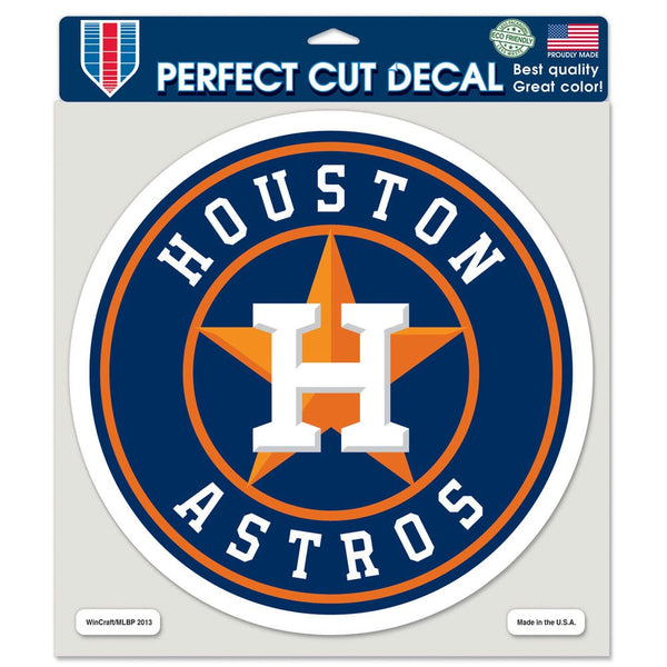 Houston Astros Perfect Cut Color Decal 8" x 8"