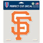 San Francisco Giants SF Perfect Cut Color Decal 8" x 8"