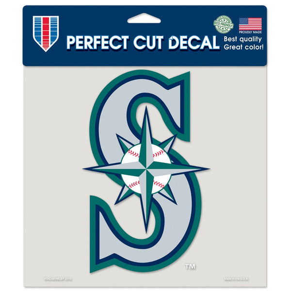 Seattle Mariners Perfect Cut Color Decal 8" x 8"