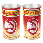 Atlanta Hawks Wastebasket - tapered 15"H