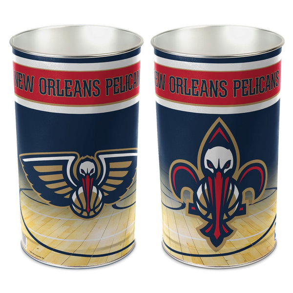 New Orleans Pelicans Wastebasket - tapered 15"H