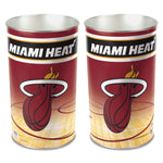 Miami Heat Wastebasket - tapered 15"H