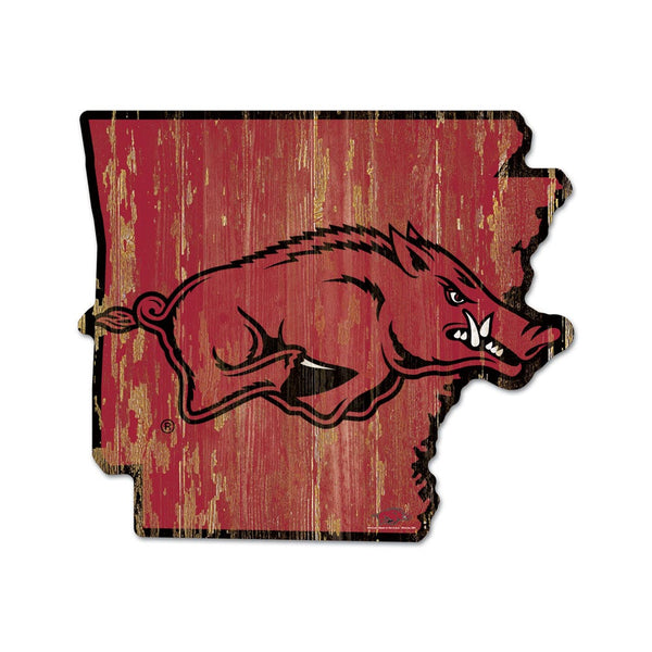 Arkansas Razorbacks STATE SHAPE