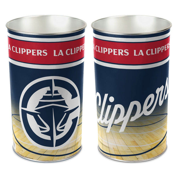 Los Angeles Clippers Wastebasket - tapered 15"H