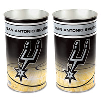San Antonio Spurs Wastebasket - tapered 15"H