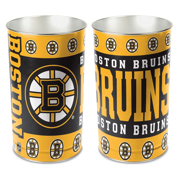 Boston Bruins Wastebasket - tapered 15"H