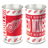 Detroit Red Wings Wastebasket - tapered 15"H