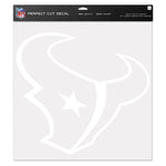 Houston Texans Perfect Cut Decal 17" x 17"