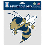 Georgia Tech Yellow Jackets Perfect Cut Color Decal 8" x 8"
