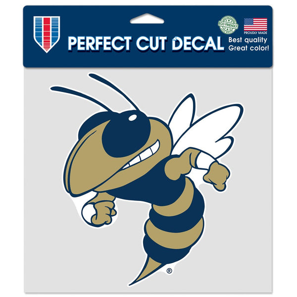 Georgia Tech Yellow Jackets Perfect Cut Color Decal 8" x 8"