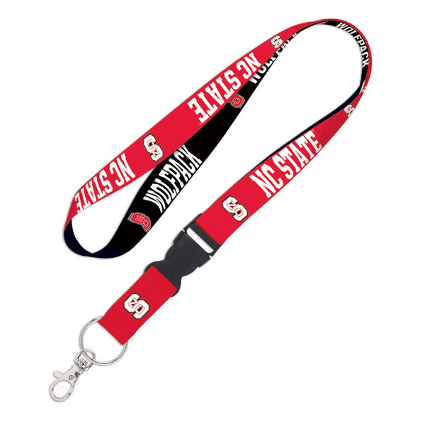 NC State Wolfpack Lanyard w/detachable buckle 1"