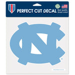 Wholesale-North Carolina Tar Heels Perfect Cut Color Decal 8" x 8"