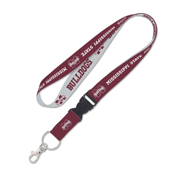 Mississippi State Bulldogs Lanyard w/detachable buckle 1"