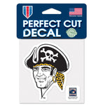 Pittsburgh Pirates Retro Logo Perfect Cut Color Decal 4" x 4"