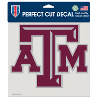 Texas A&M Aggies Perfect Cut Color Decal 8" x 8"