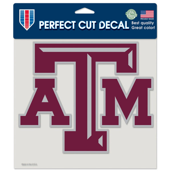 Texas A&M Aggies Perfect Cut Color Decal 8" x 8"