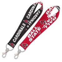 Wholesale-Ball State Cardinals Lanyard Key Strap 1"