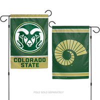 Colorado State Rams Garden Flags 2 sided 12.5" x 18"