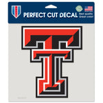 Wholesale-Texas Tech Red Raiders Perfect Cut Color Decal 8" x 8"