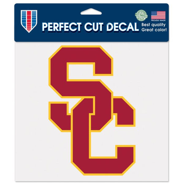 Wholesale-USC Trojans Perfect Cut Color Decal 8" x 8"