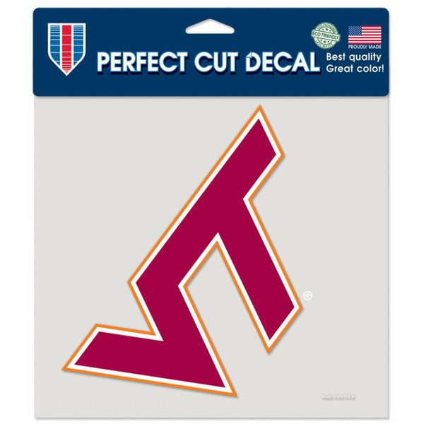 Wholesale-Virginia Tech Hokies Perfect Cut Color Decal 8" x 8"