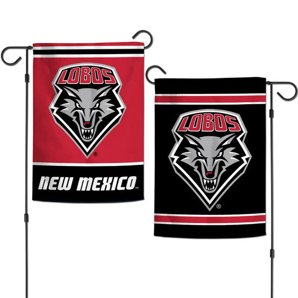 New Mexico Lobos Garden Flags 2 sided 12.5" x 18"