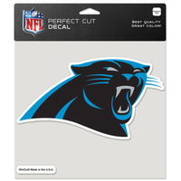 Carolina Panthers Perfect Cut Color Decal 8" x 8"
