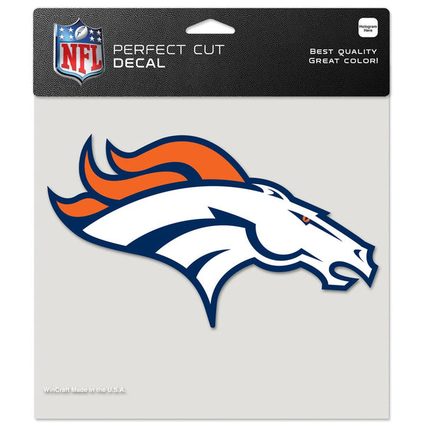 Denver Broncos Perfect Cut Color Decal 8" x 8"