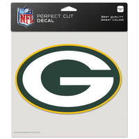 Green Bay Packers Perfect Cut Color Decal 8" x 8"