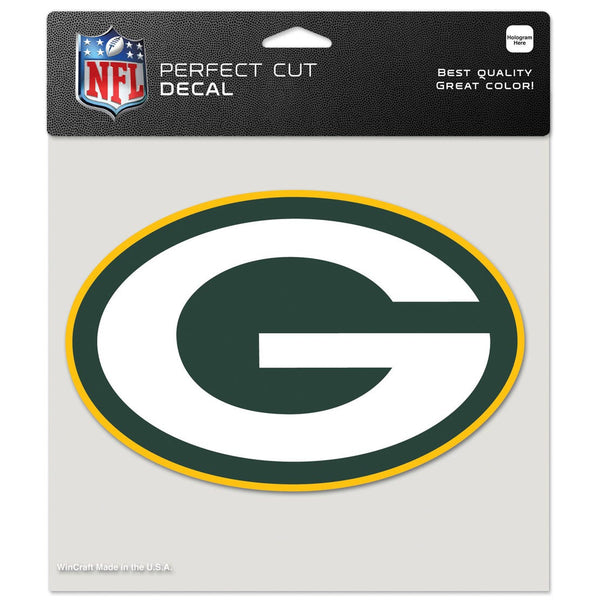 Green Bay Packers Perfect Cut Color Decal 8" x 8"