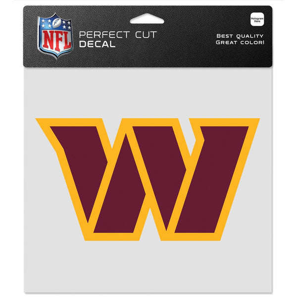 Washington Commanders Perfect Cut Color Decal 8" x 8"