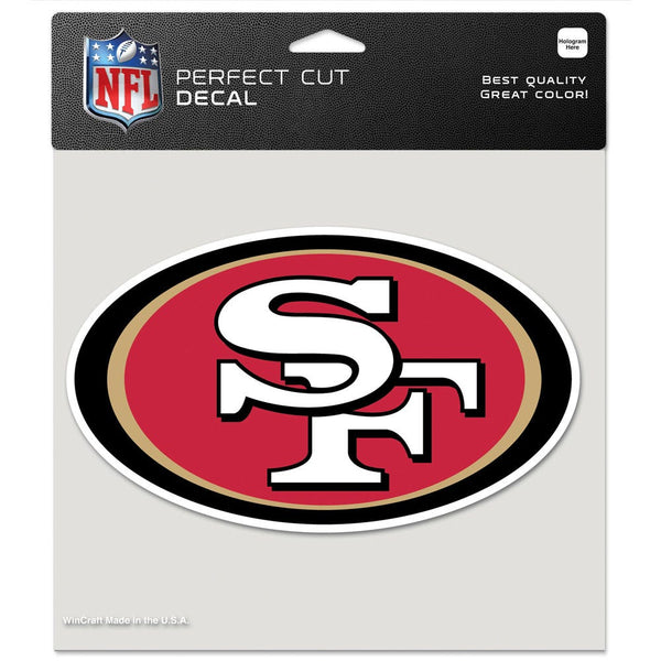 San Francisco 49ers Perfect Cut Color Decal 8" x 8"