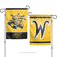 Wichita State Shockers Garden Flags 2 sided 12.5" x 18"