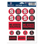 Wholesale-NC State Wolfpack Vinyl Sticker Sheet 5" x 7"