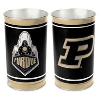 Wholesale-Purdue Boilermakers Wastebasket - tapered 15"H