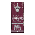 Mississippi State Bulldogs Bottle Opener Sign 5x11