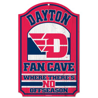 Dayton Flyers Wood Sign 11" x 17" 1/4" thick