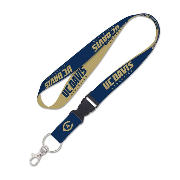 Wholesale-UC Davis Aggies Lanyard w/detachable buckle 1"