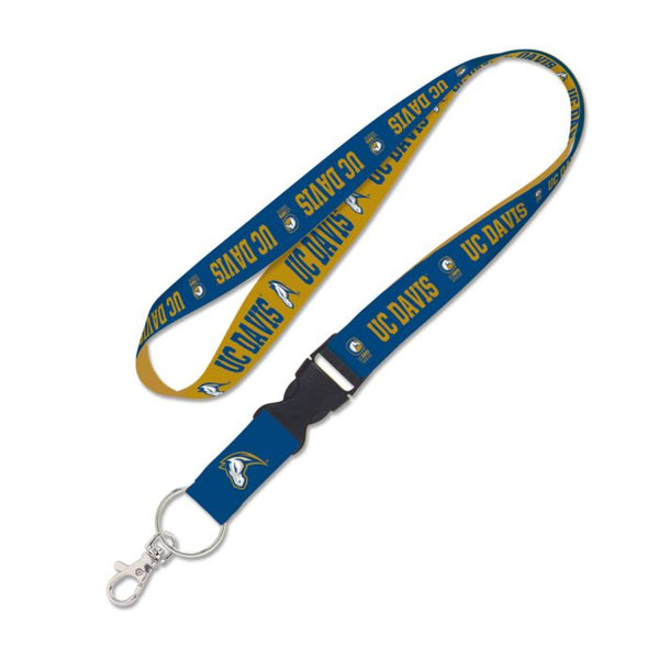 Wholesale-UC Davis Aggies Lanyard w/detach. buckle 3/4"