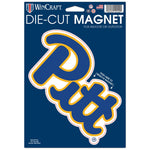 Pittsburgh Panthers Die Cut Logo Magnet 6.25" x 9"