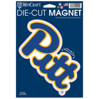 Pittsburgh Panthers Die Cut Logo Magnet 6.25" x 9"