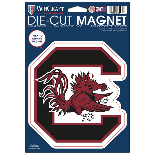 South Carolina Gamecocks Die Cut Logo Magnet 6.25" x 9"
