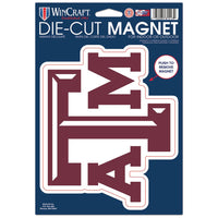 Texas A&M Aggies Die Cut Logo Magnet 6.25" x 9"