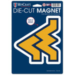 West Virginia Mountaineers Die Cut Logo Magnet 6.25" x 9"