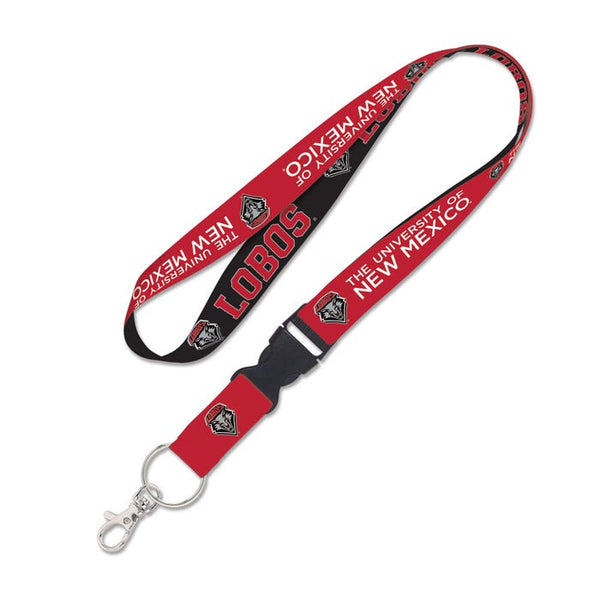 New Mexico Lobos Lanyard w/detachable buckle 1"