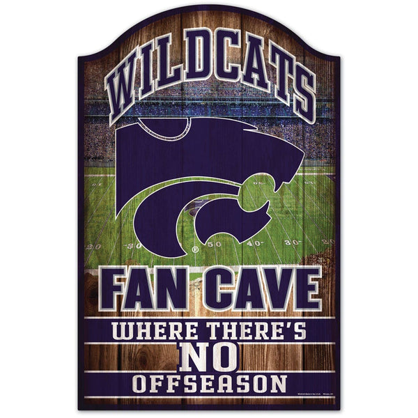Kansas State Wildcats Wood Sign 11" x 17" 1/4" thick