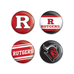 Wholesale-Rutgers Scarlet Knights Button 4 Pack 1 1/4" Rnd